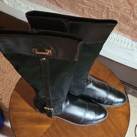 KAREN SCOTT DELIEE TALL BOOTS/BOOTIES LEATHER &SUEDE SHOE - Picture 8 of 16